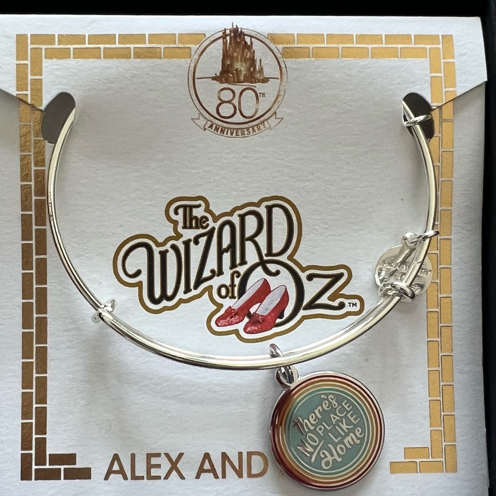 Alex and Ani 80th Anniversary Wizard of Oz “There’s No Place Like Home Bracelet